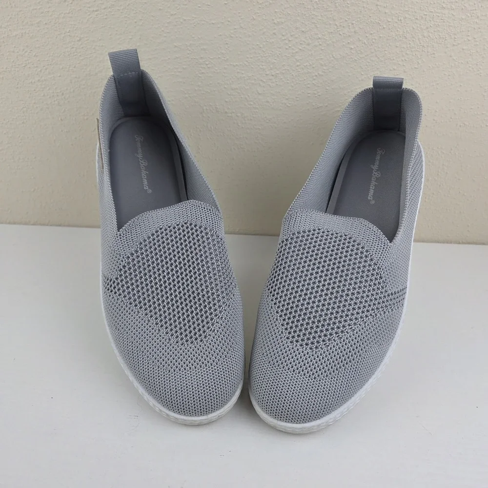 Tommy Bahama Women 8.5 Gray Slip On Shoe Boat Comfort‎